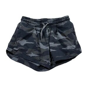 Athleta Girl Shorts Size M 8-10 Kids Camo Outdoors Casual Athletic Youth Gray